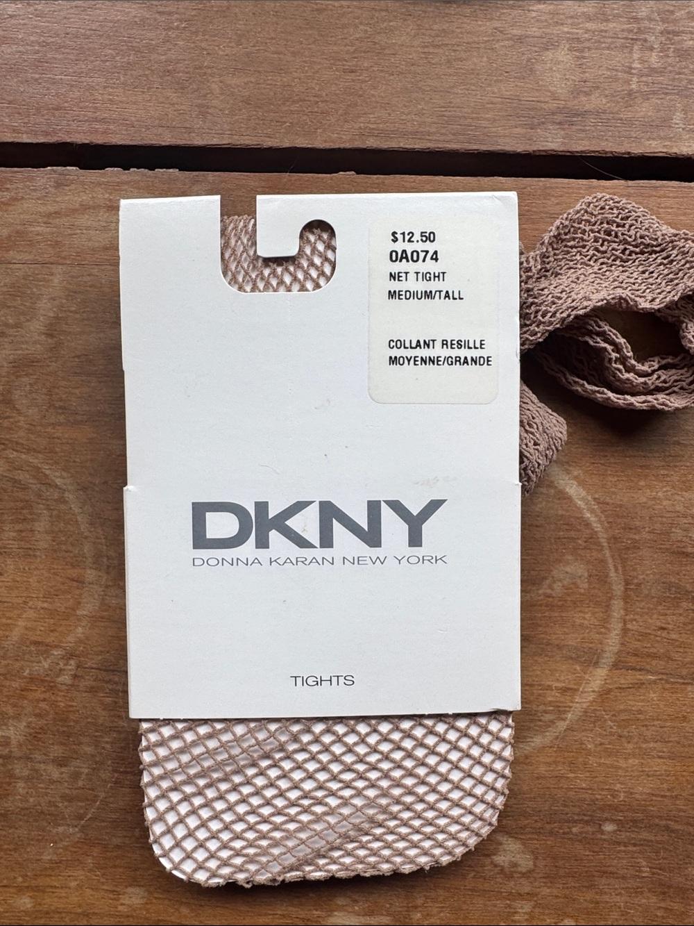 DKNY Fishnet Tights in Nude